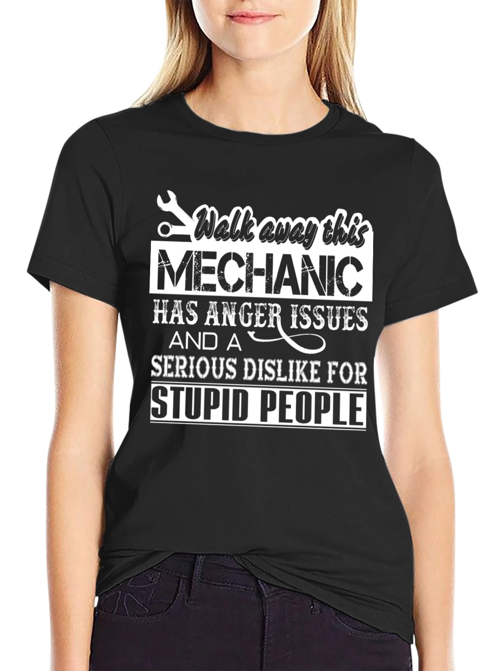 Mechanic Anger Issues Graphic T-Shirt