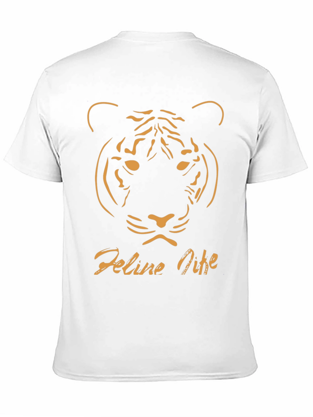 Feline Nine Graphic Tee - Black Tiger Design