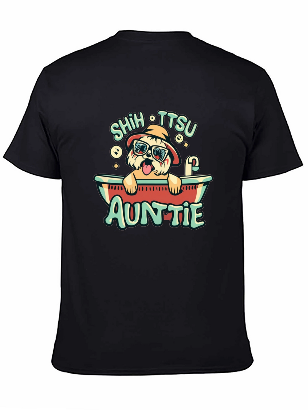 Shih Tzu Auntie T-Shirt - Dog Lover Tee