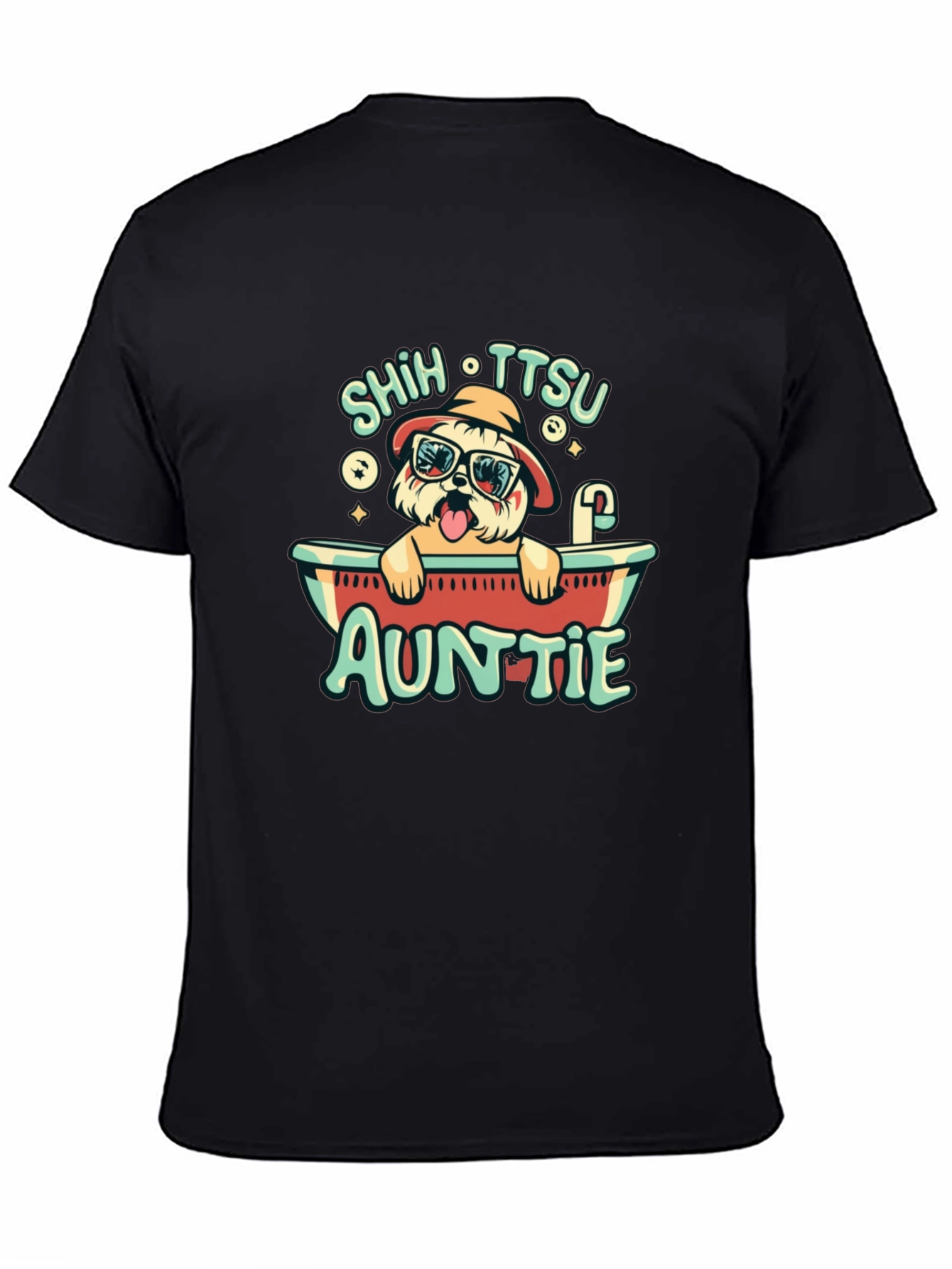 Shih Tzu Auntie T-Shirt - Dog Lover Tee