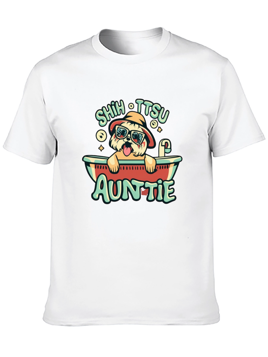 Shih Tzu Auntie T-Shirt - Dog Lover Tee