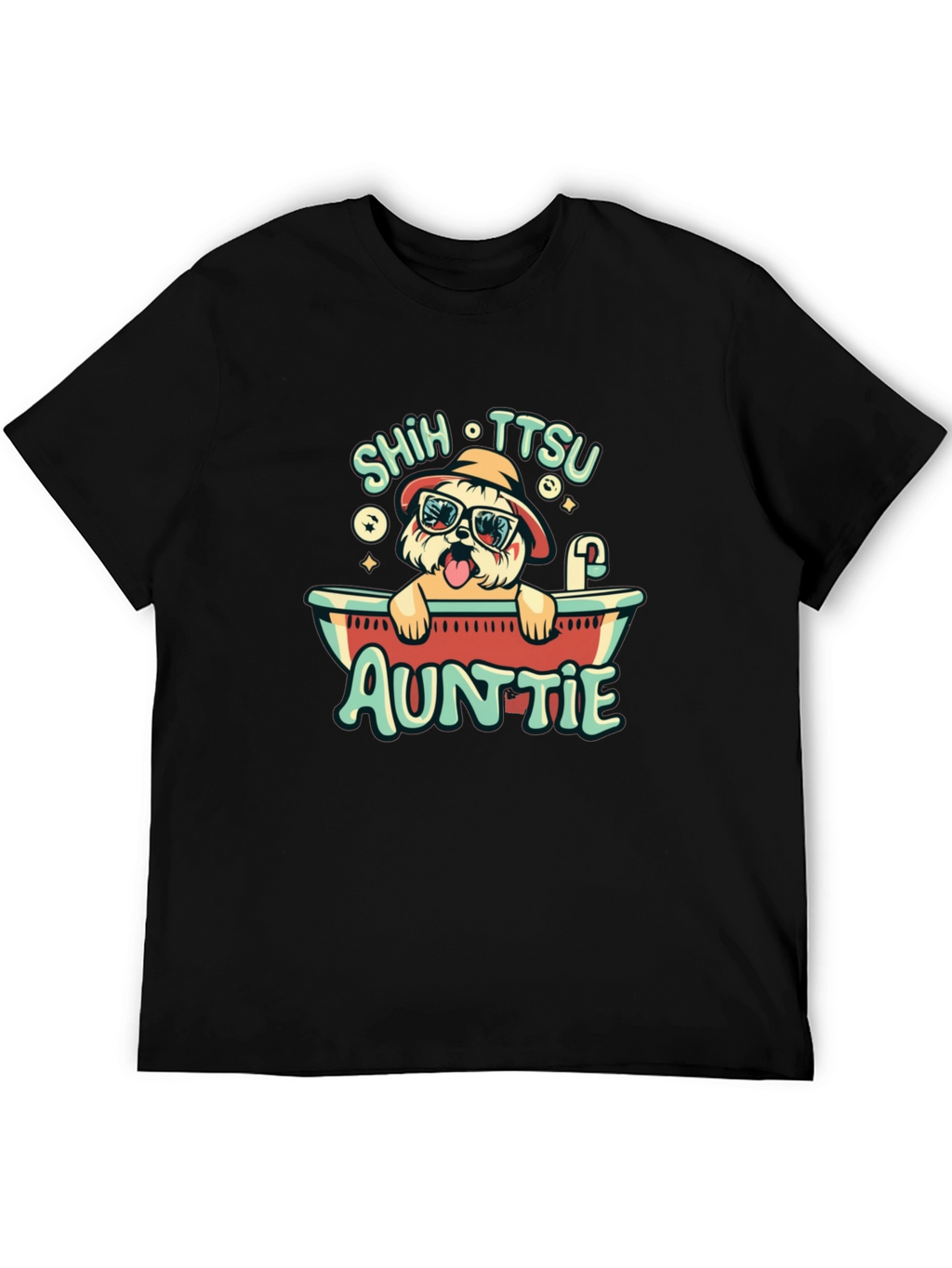 Shih Tzu Auntie T-Shirt - Dog Lover Tee