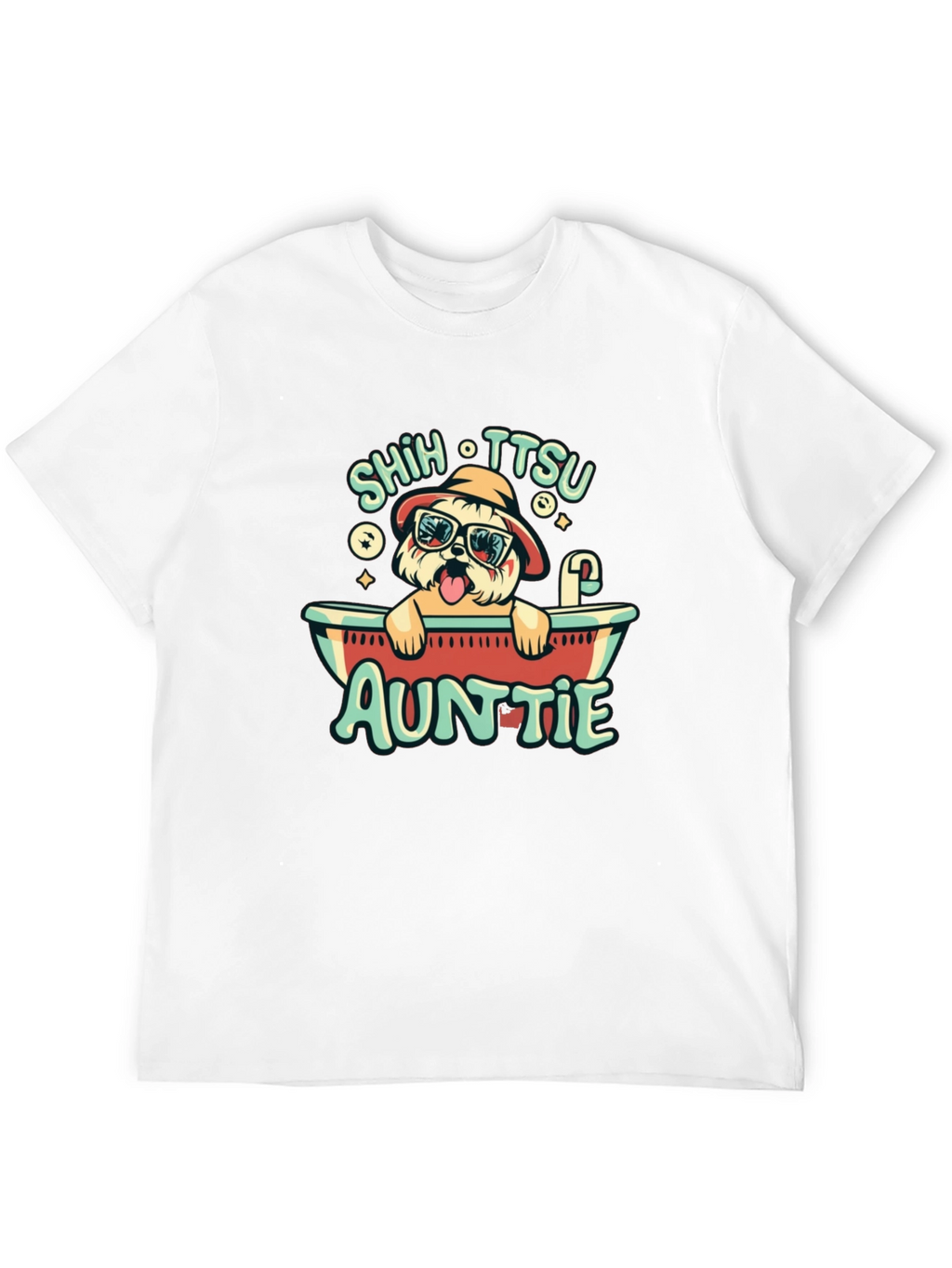 Shih Tzu Auntie T-Shirt - Dog Lover Tee