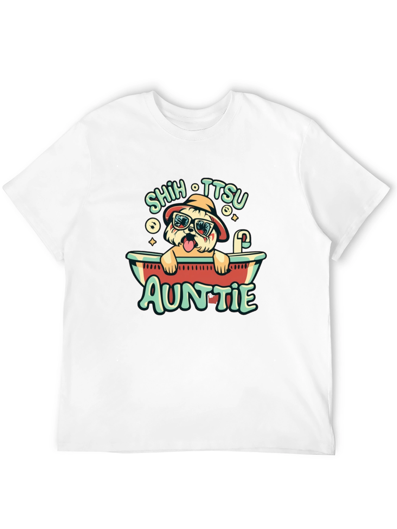 Shih Tzu Auntie T-Shirt - Dog Lover Tee