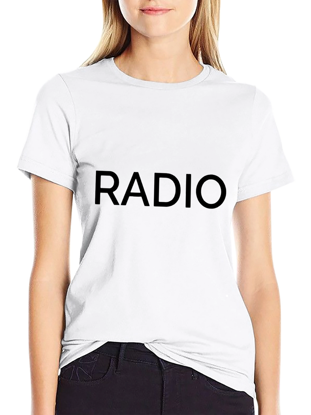 Radio Graphic Black T-Shirt