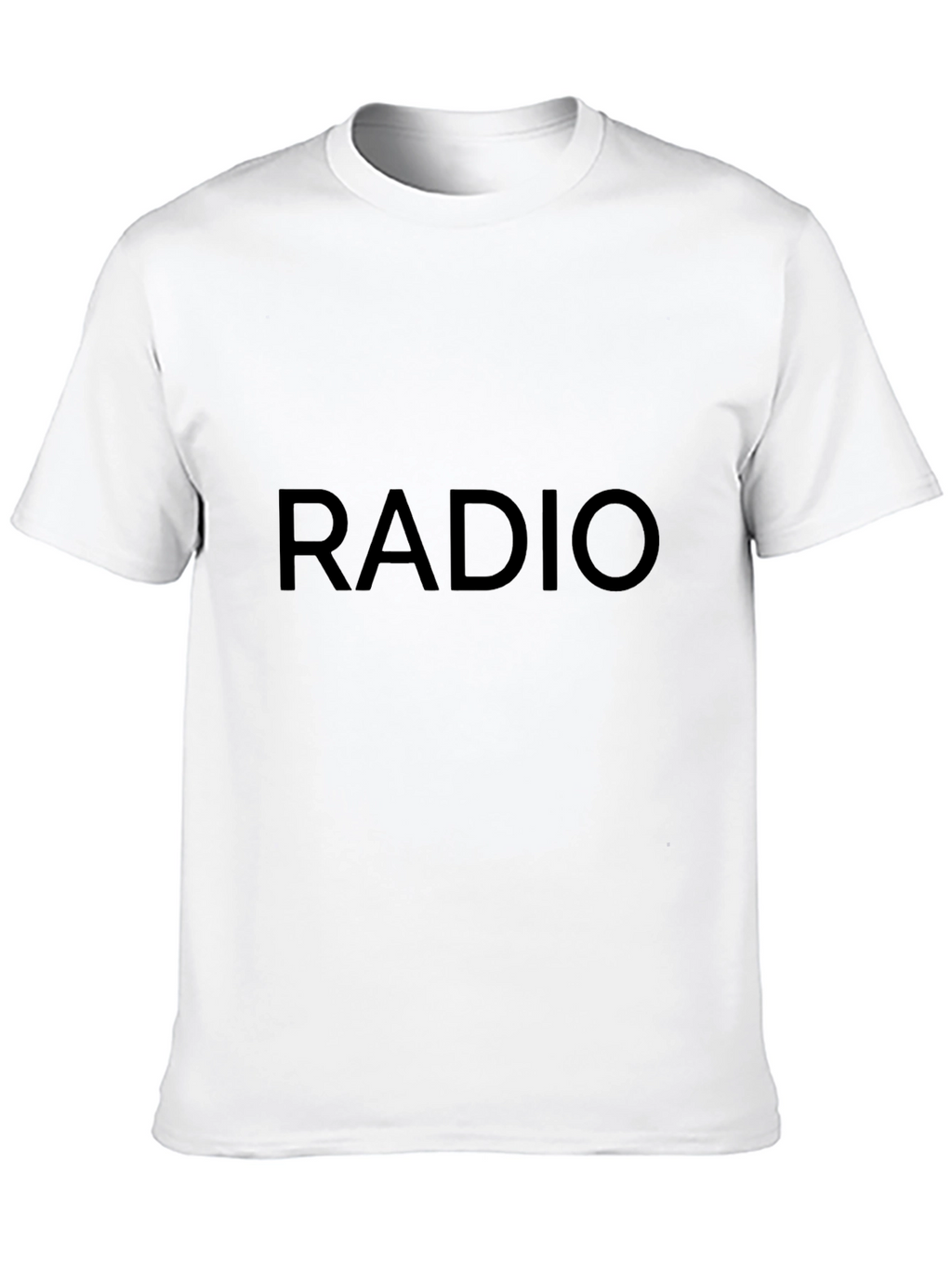 Radio Graphic Black T-Shirt