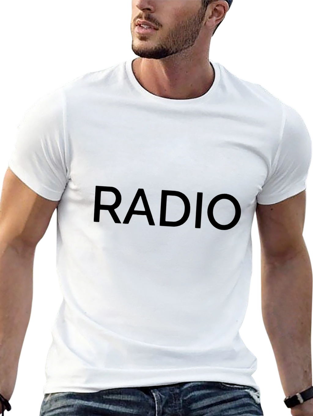 Radio Graphic Black T-Shirt