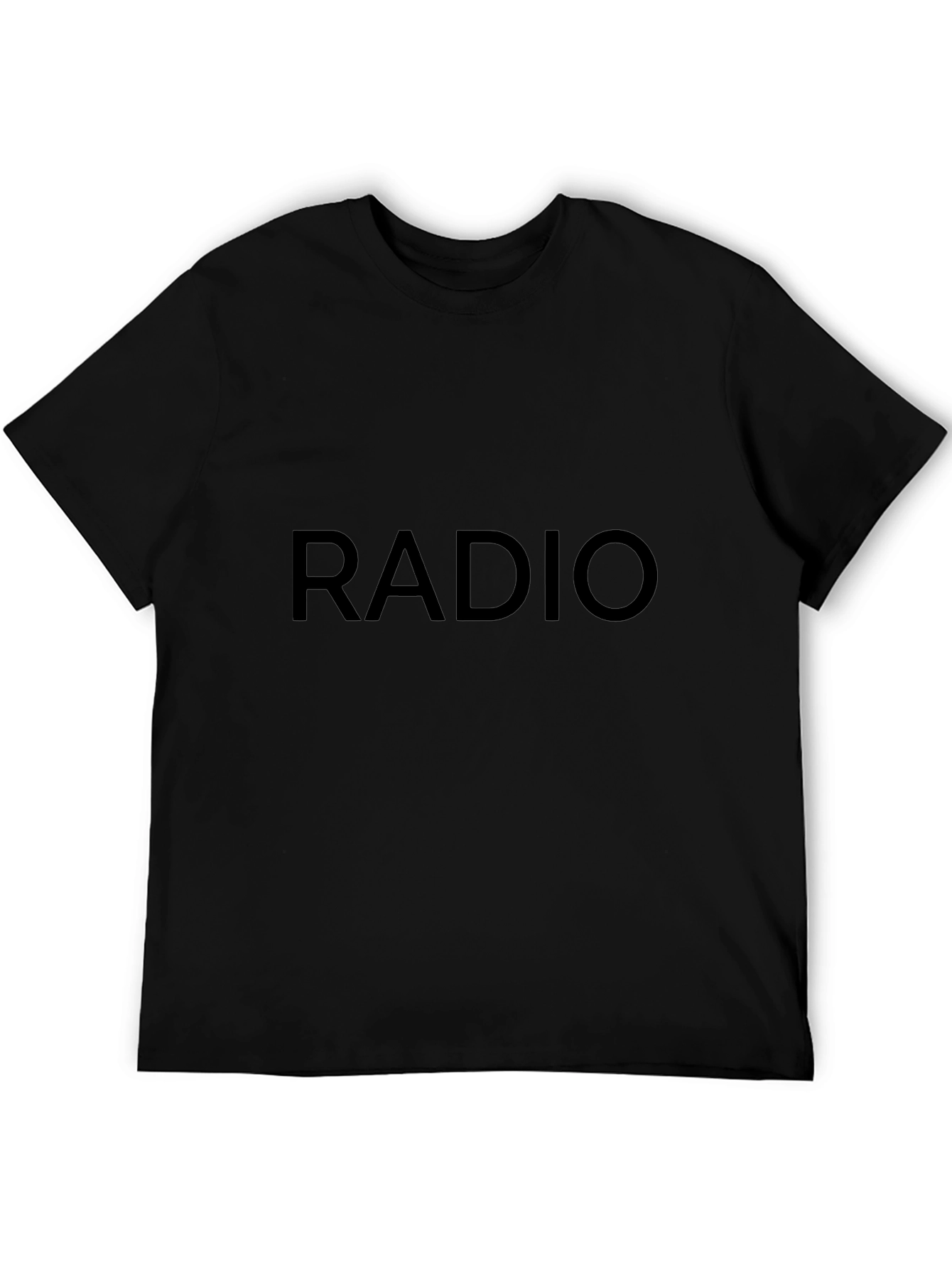 Radio Graphic Black T-Shirt