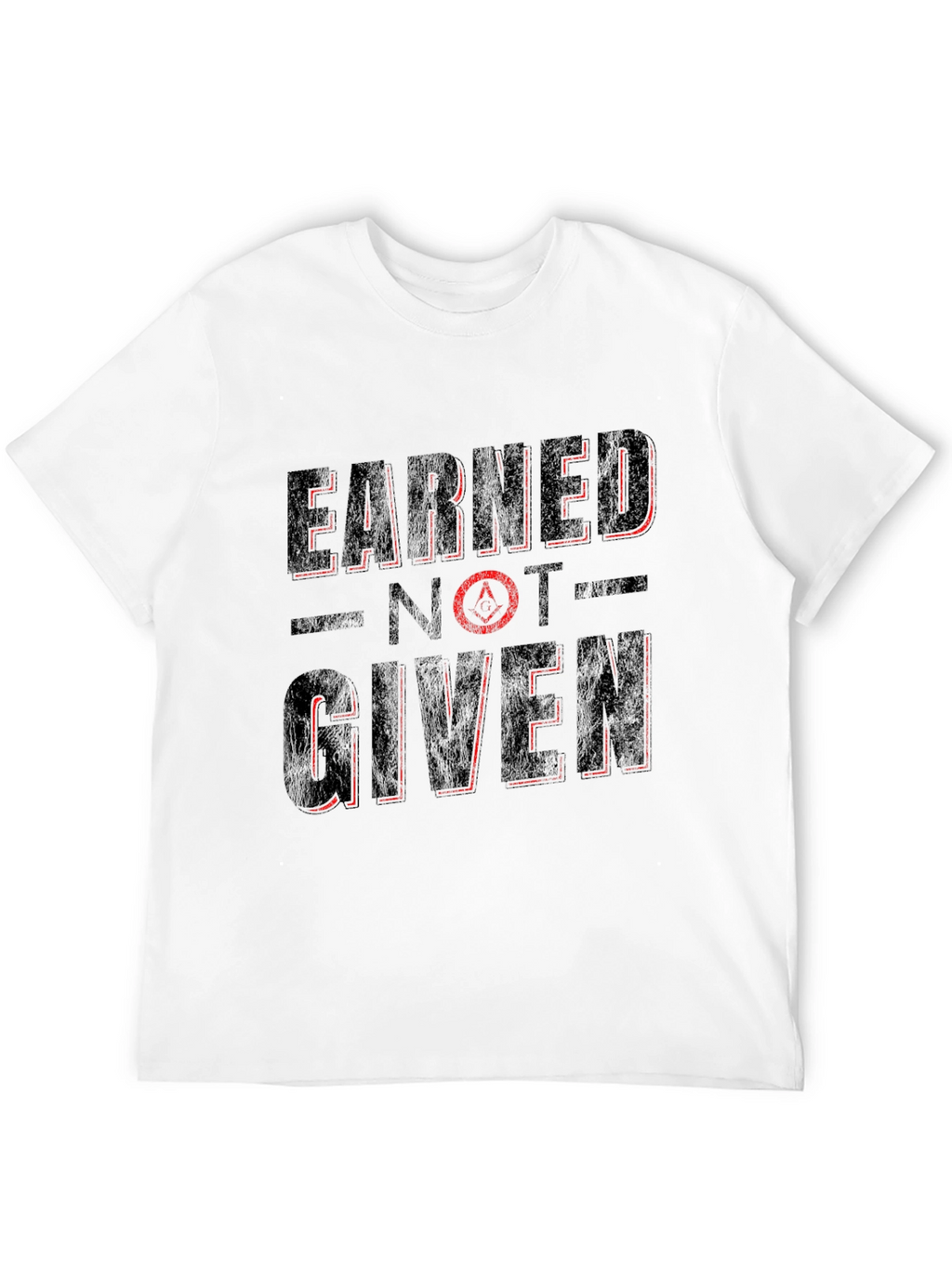 Earned Not Given Graphic Tee - Black