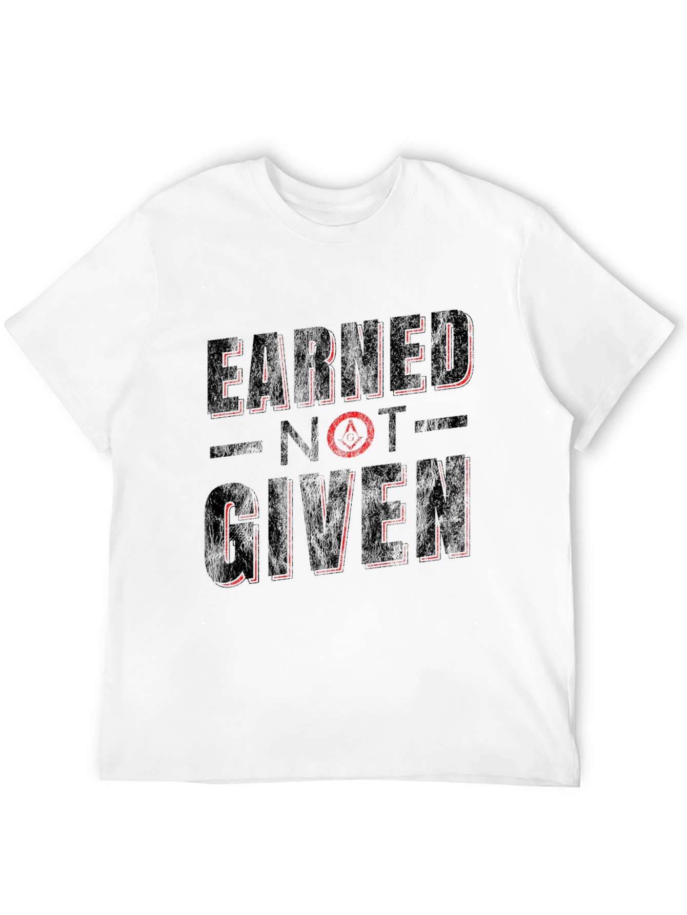 Earned Not Given Graphic Tee - Black