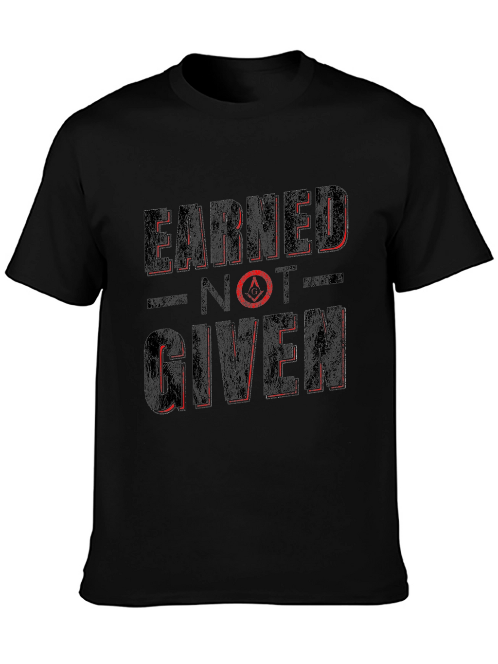 Earned Not Given Graphic Tee - Black
