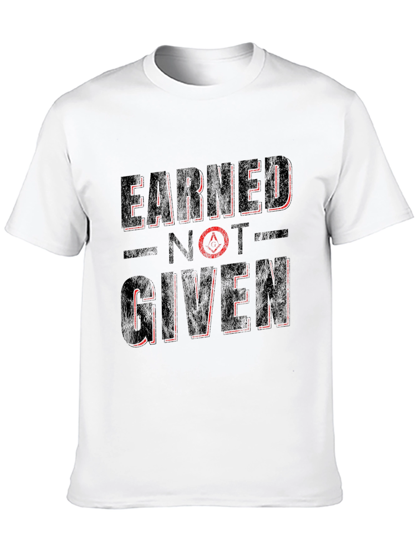 Earned Not Given Graphic Tee - Black