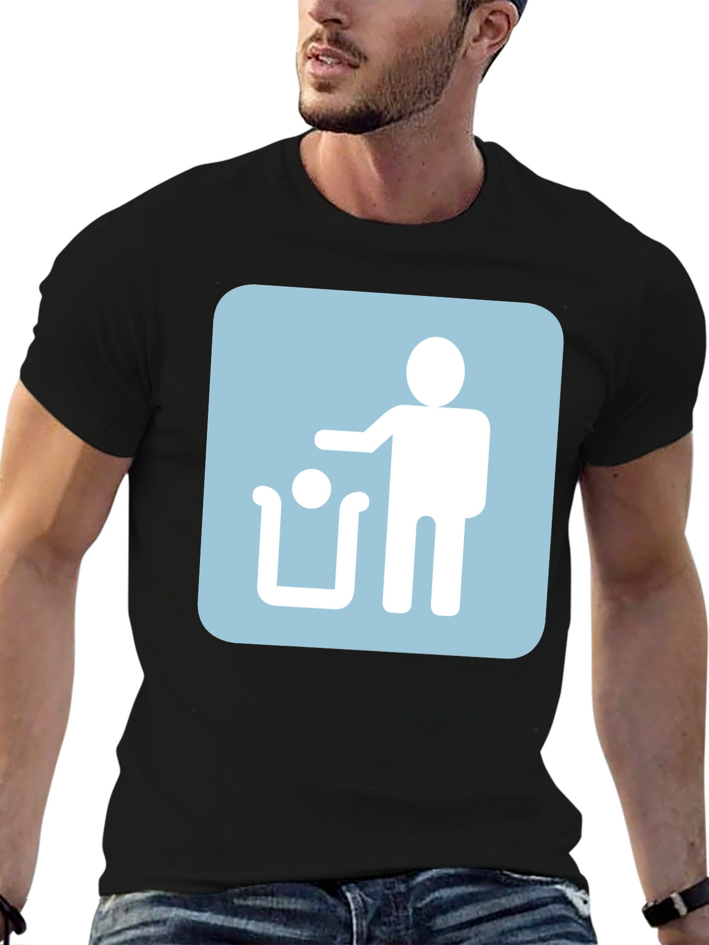 Recycle Graphic T-Shirt - Mens Black Tee
