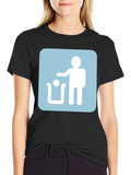 Recycle Graphic T-Shirt - Mens Black Tee