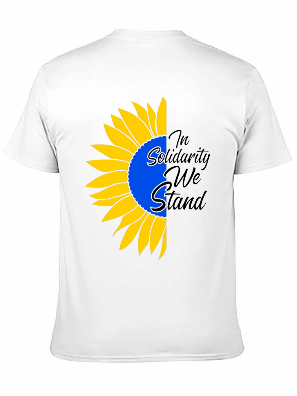 Ukraine Solidarity Sunflower Graphic Tee