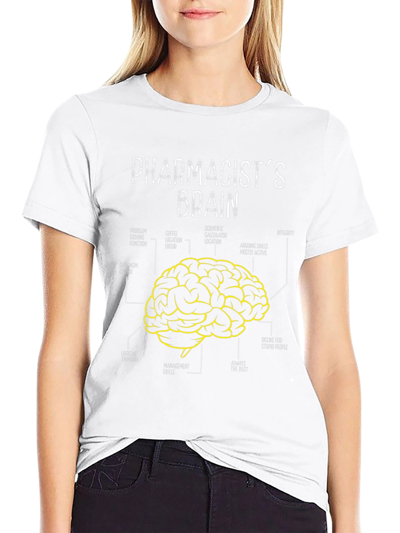 Pharmacists Brain T-Shirt - Funny Gift