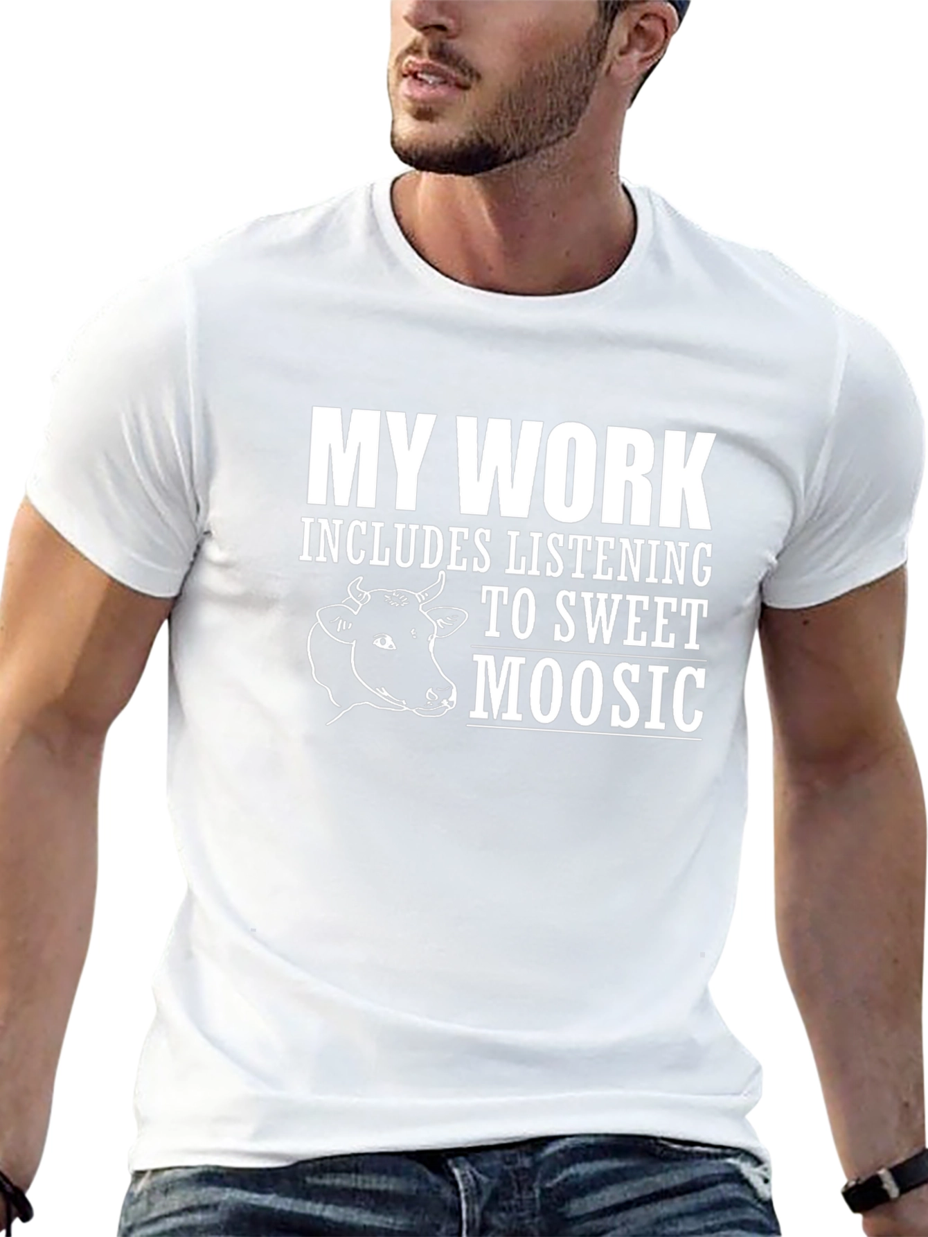 Sweet Moosic T-Shirt | Funny Cow Lover Tee
