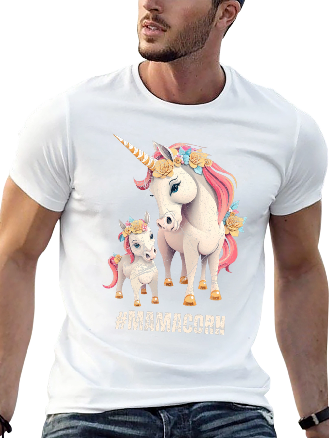 MamaCorn T-Shirt Unicorn Graphic Tee