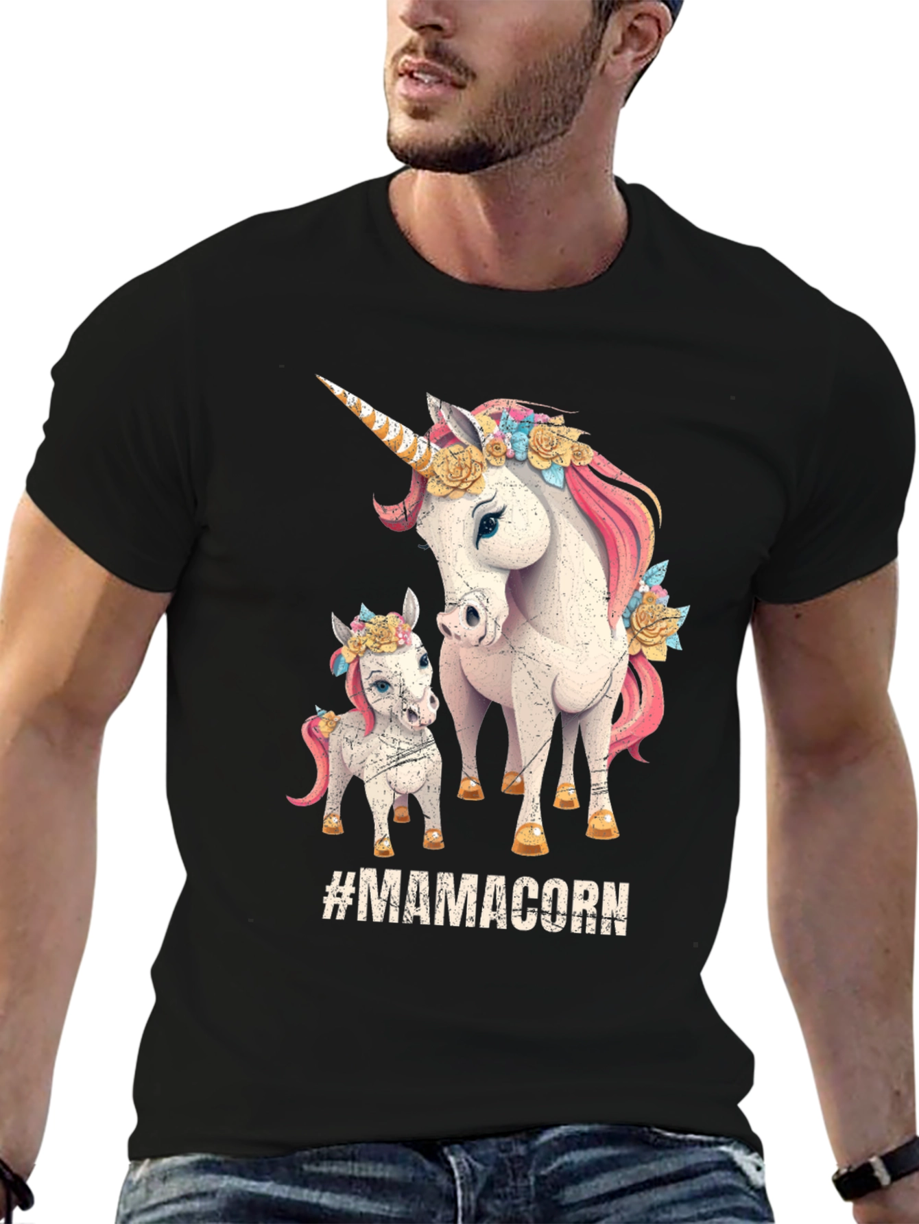 MamaCorn T-Shirt Unicorn Graphic Tee