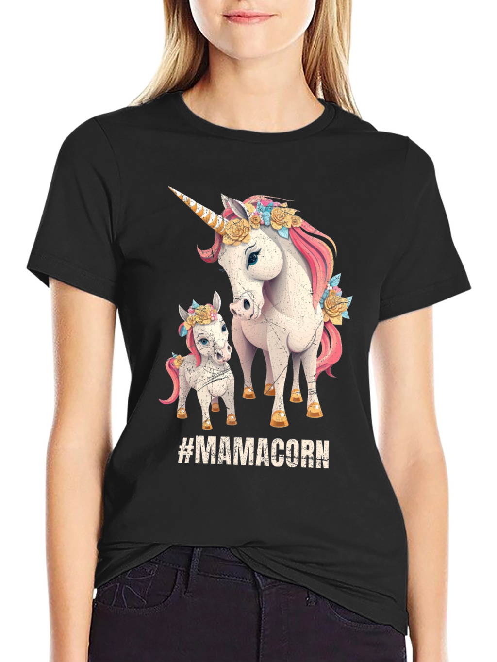MamaCorn T-Shirt Unicorn Graphic Tee