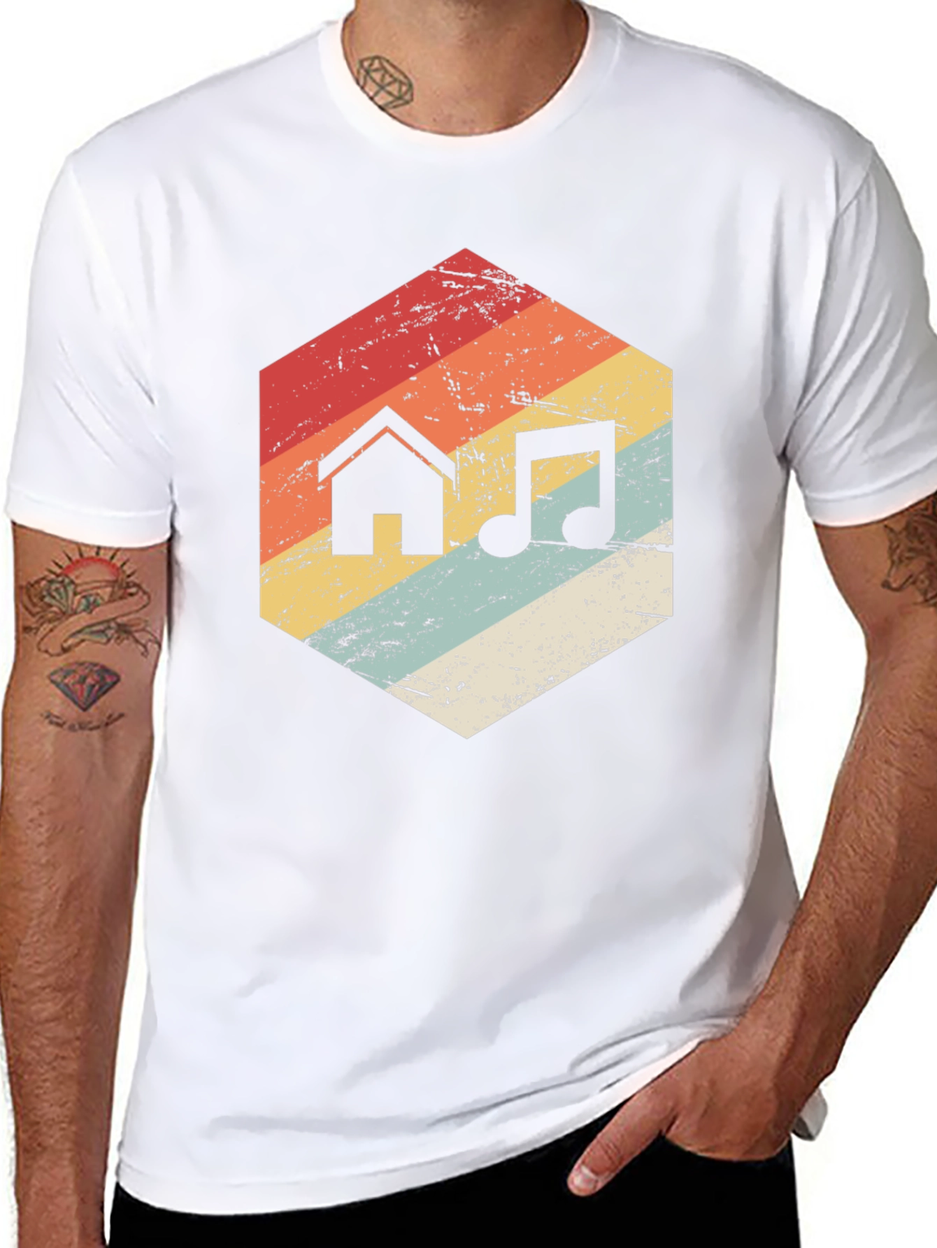 Vintage House Music Graphic Tee
