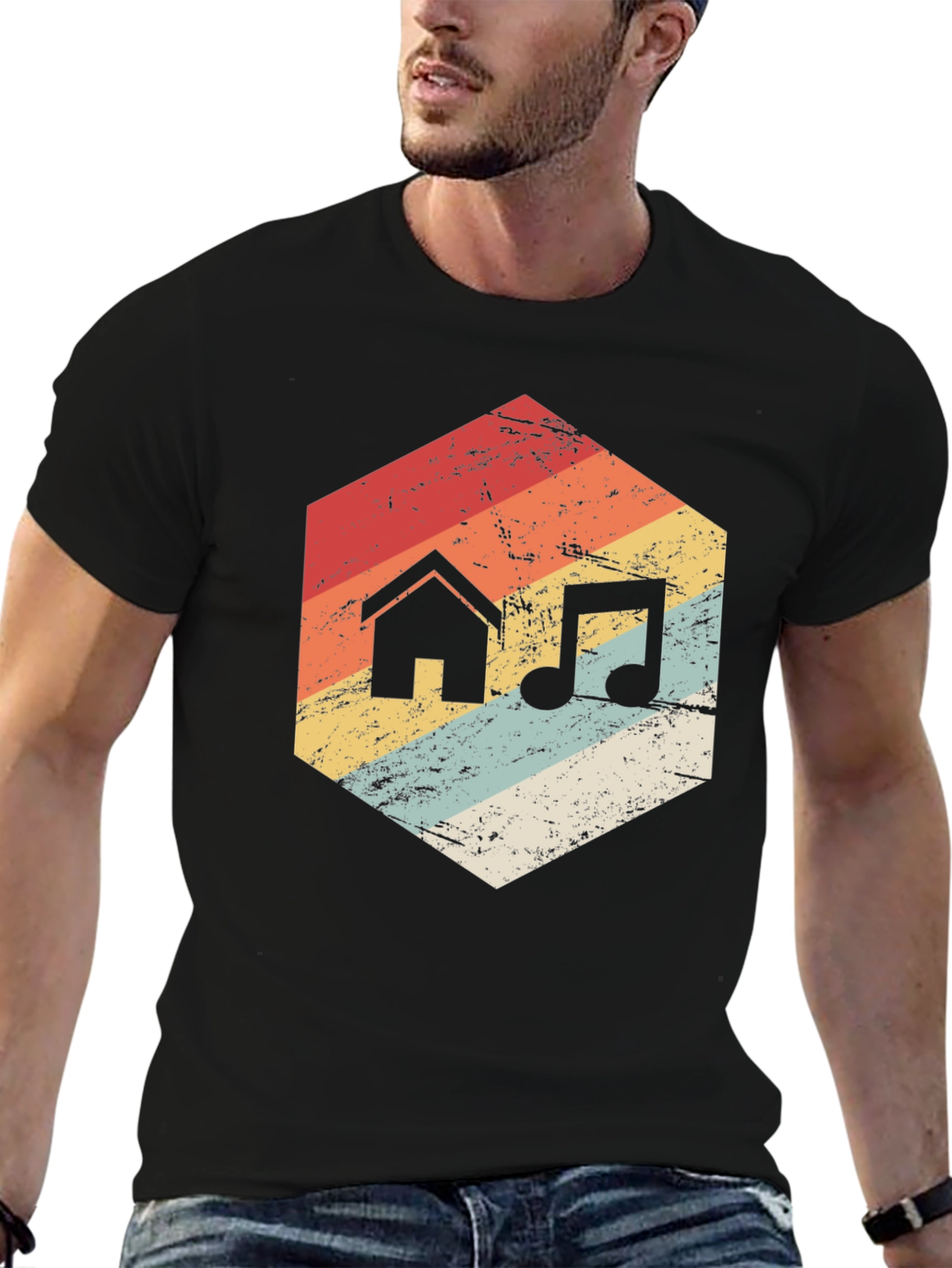 Vintage House Music Graphic Tee