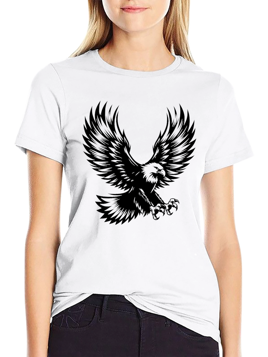 Eagle Graphic Black T-Shirt