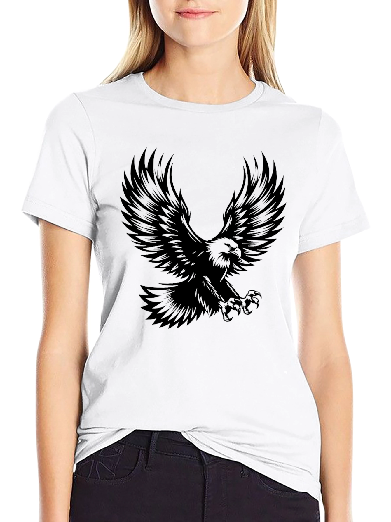 Eagle Graphic Black T-Shirt