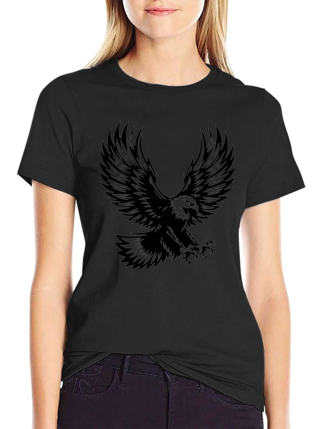 Eagle Graphic Black T-Shirt