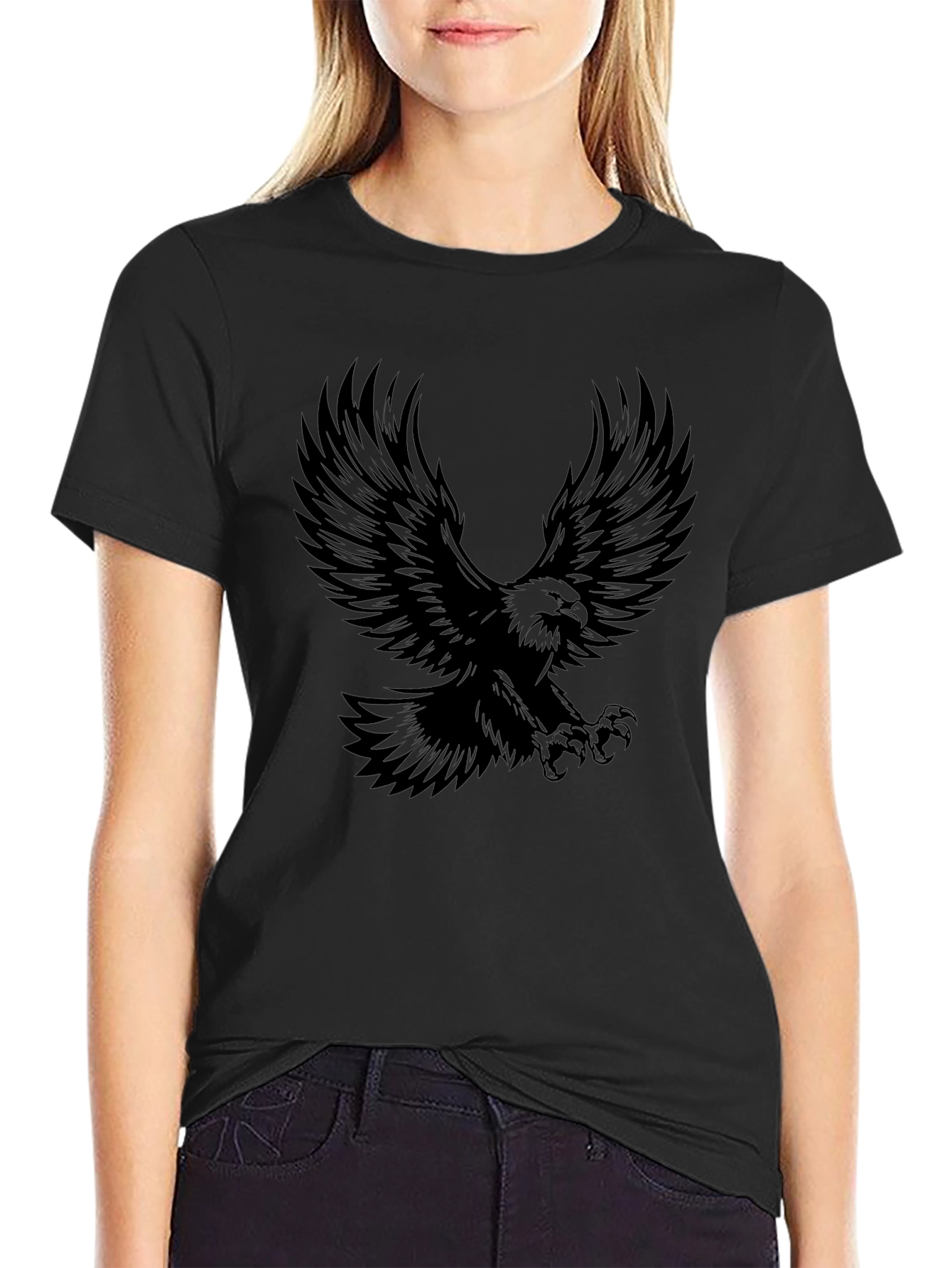 Eagle Graphic Black T-Shirt