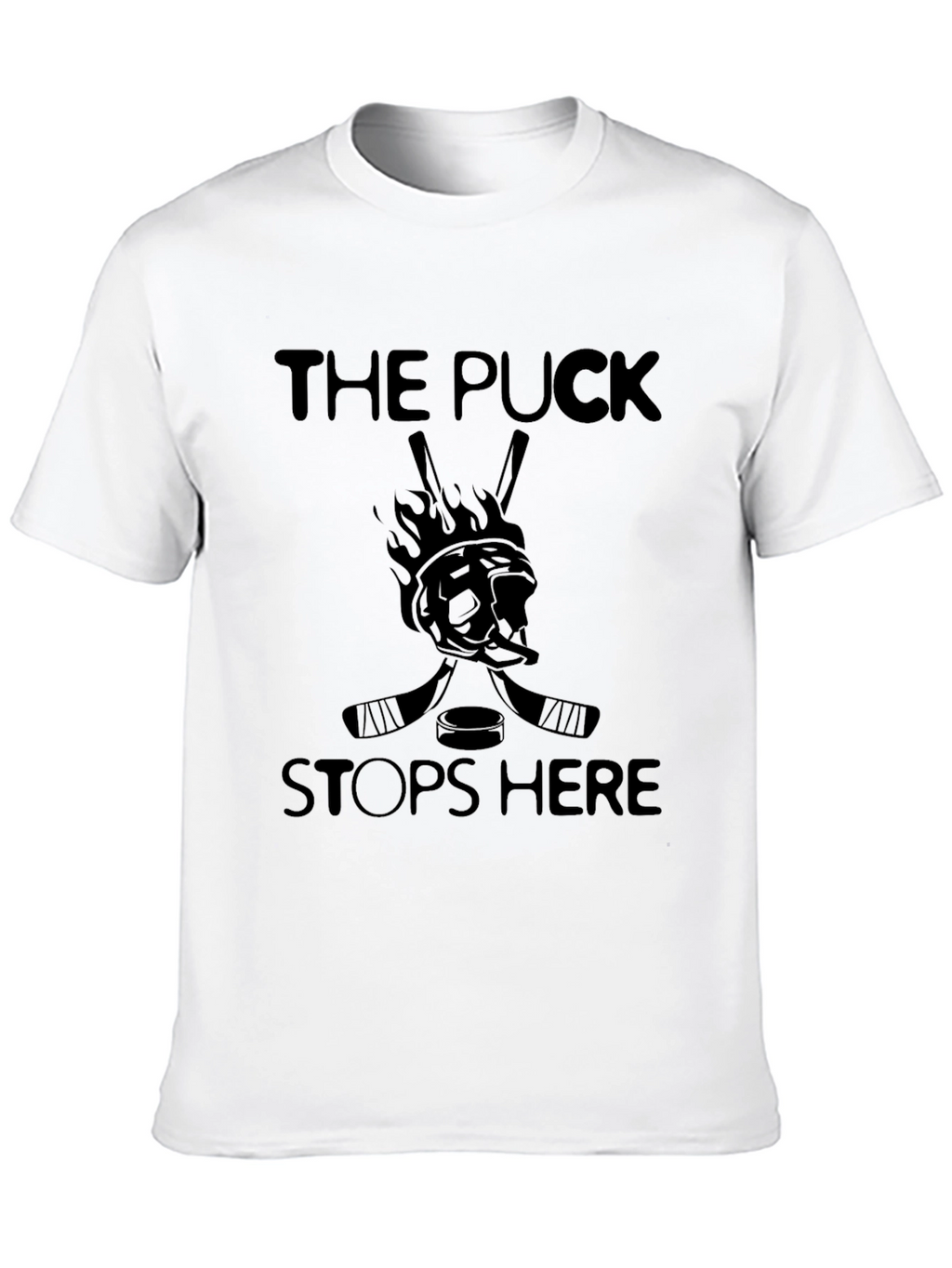 The Puck Stops Here Graphic Tee