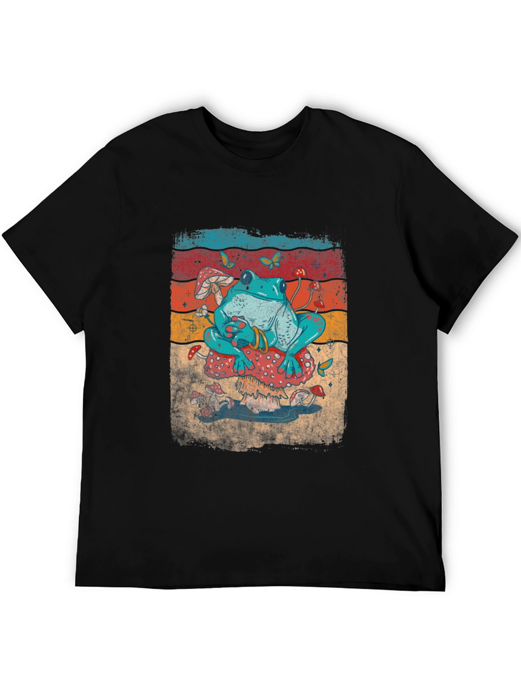 Frog on Mushroom T-Shirt