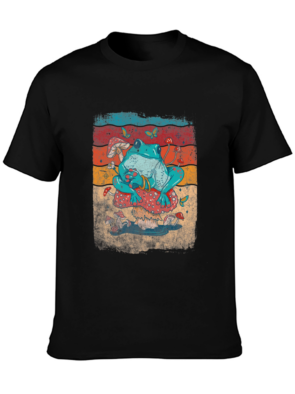 Frog on Mushroom T-Shirt