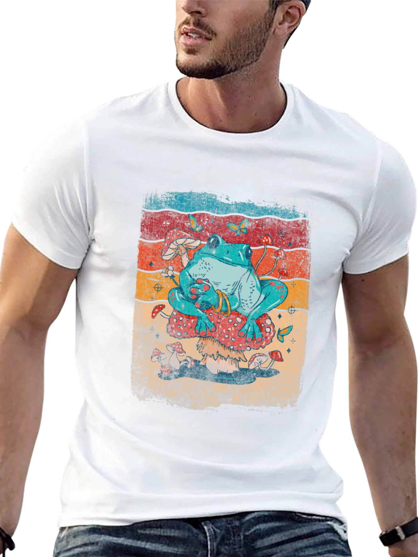 Frog on Mushroom T-Shirt