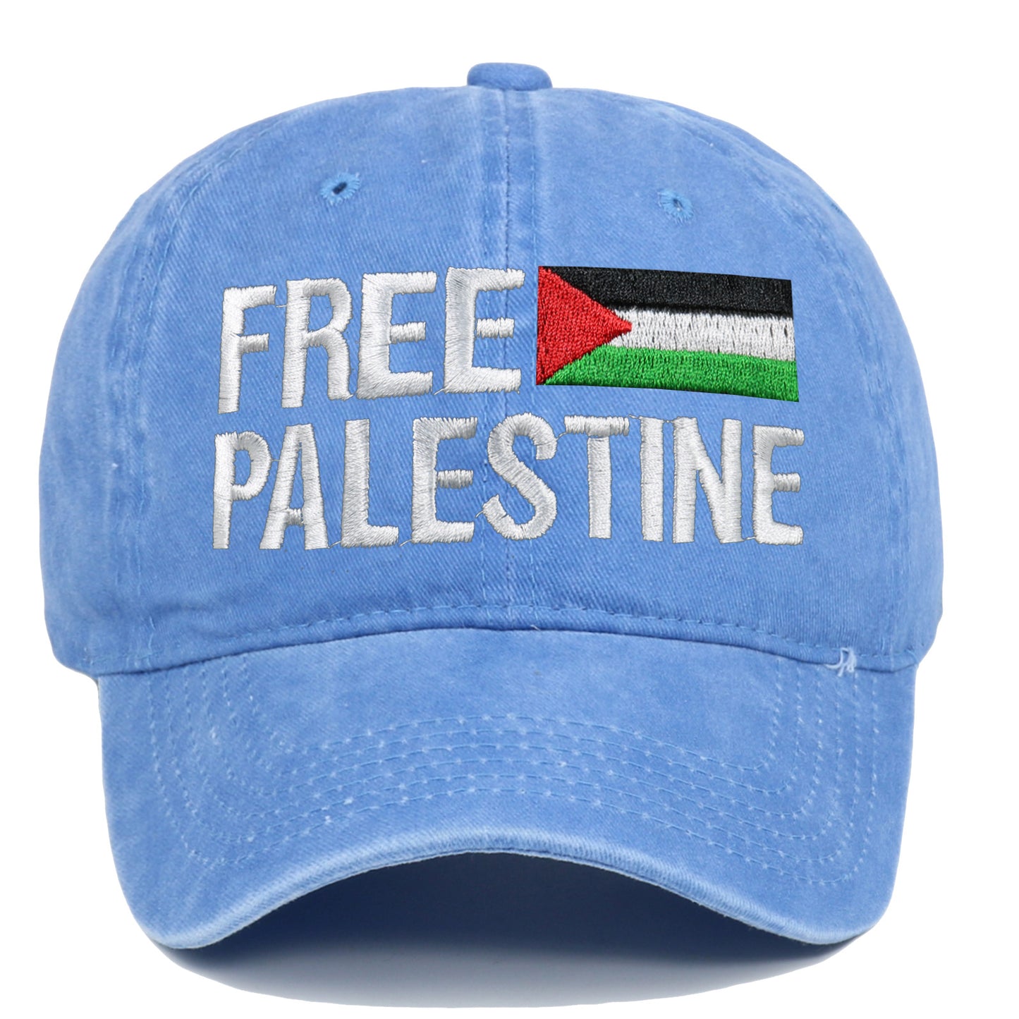 Baseball cap embroidered Palestinian retro dad hat