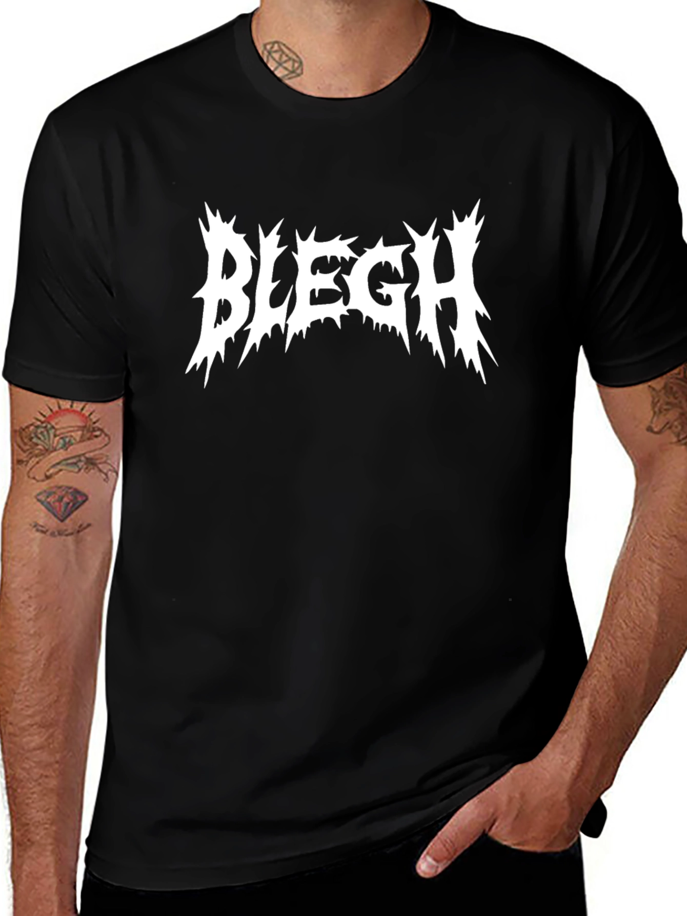 Blegh Metal Band T-Shirt - Black