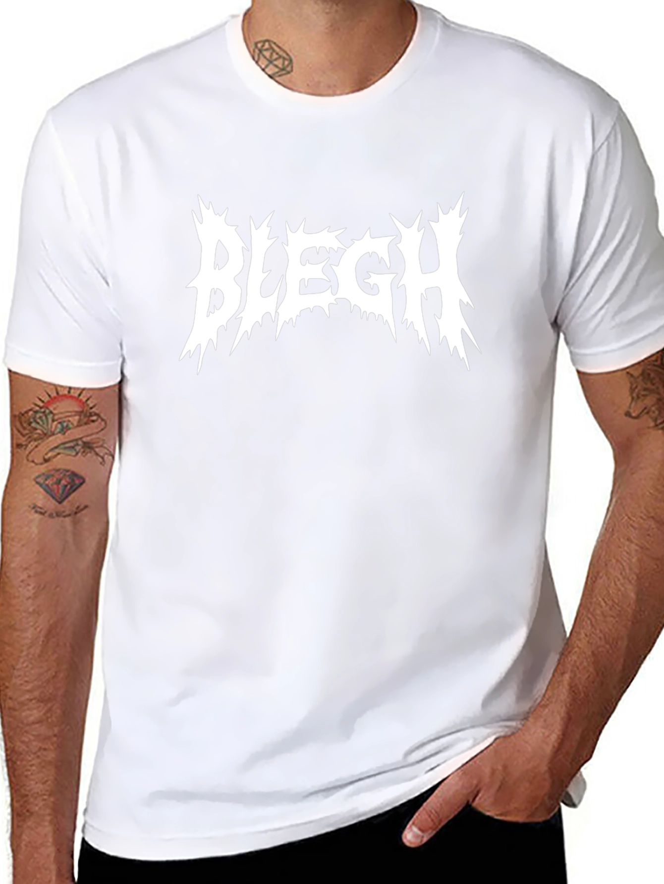 Blegh Metal Band T-Shirt - Black