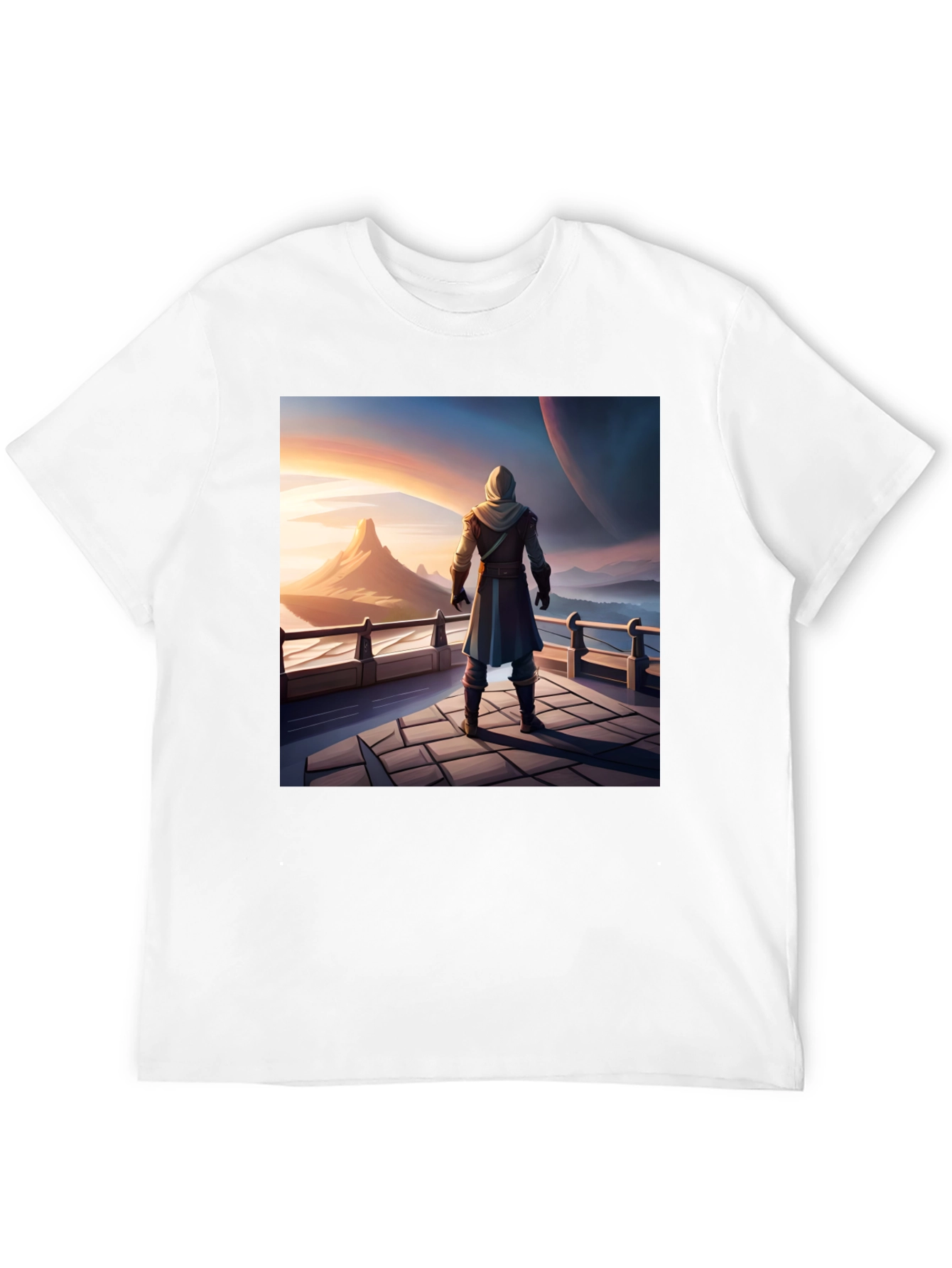 Epic Landscape Graphic Tee - Black