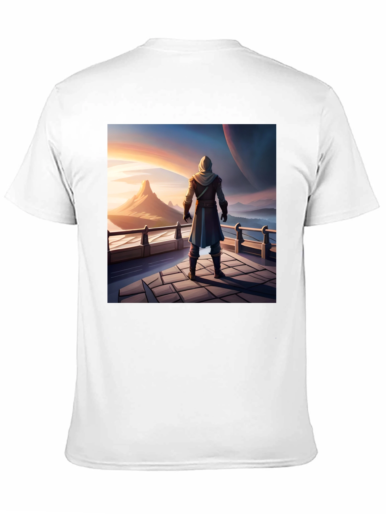 Epic Landscape Graphic Tee - Black