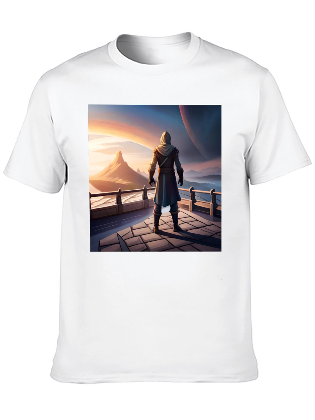 Epic Landscape Graphic Tee - Black
