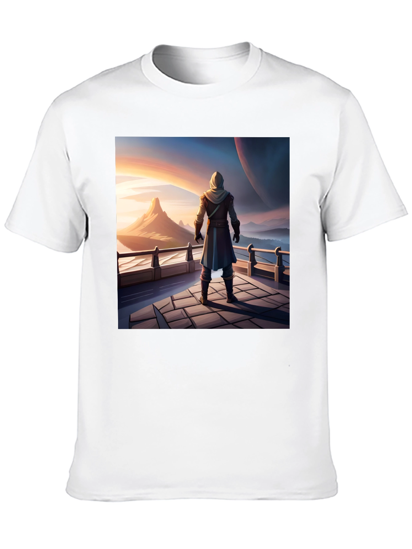 Epic Landscape Graphic Tee - Black