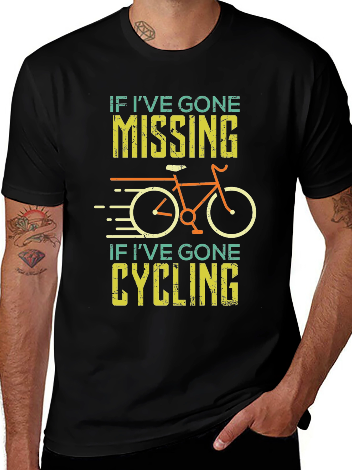 Cycling T-Shirt - If Ive Gone Missing
