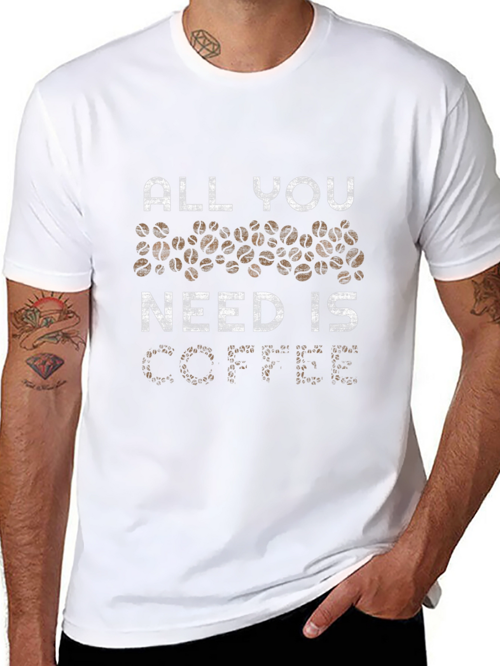 All You Need is Coffee T-Shirt - Black