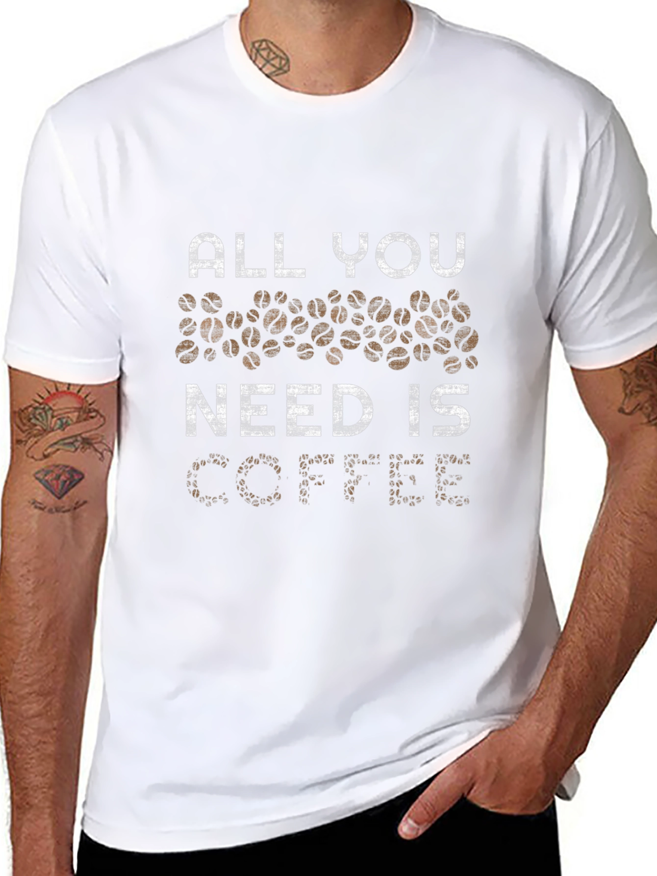 All You Need is Coffee T-Shirt - Black