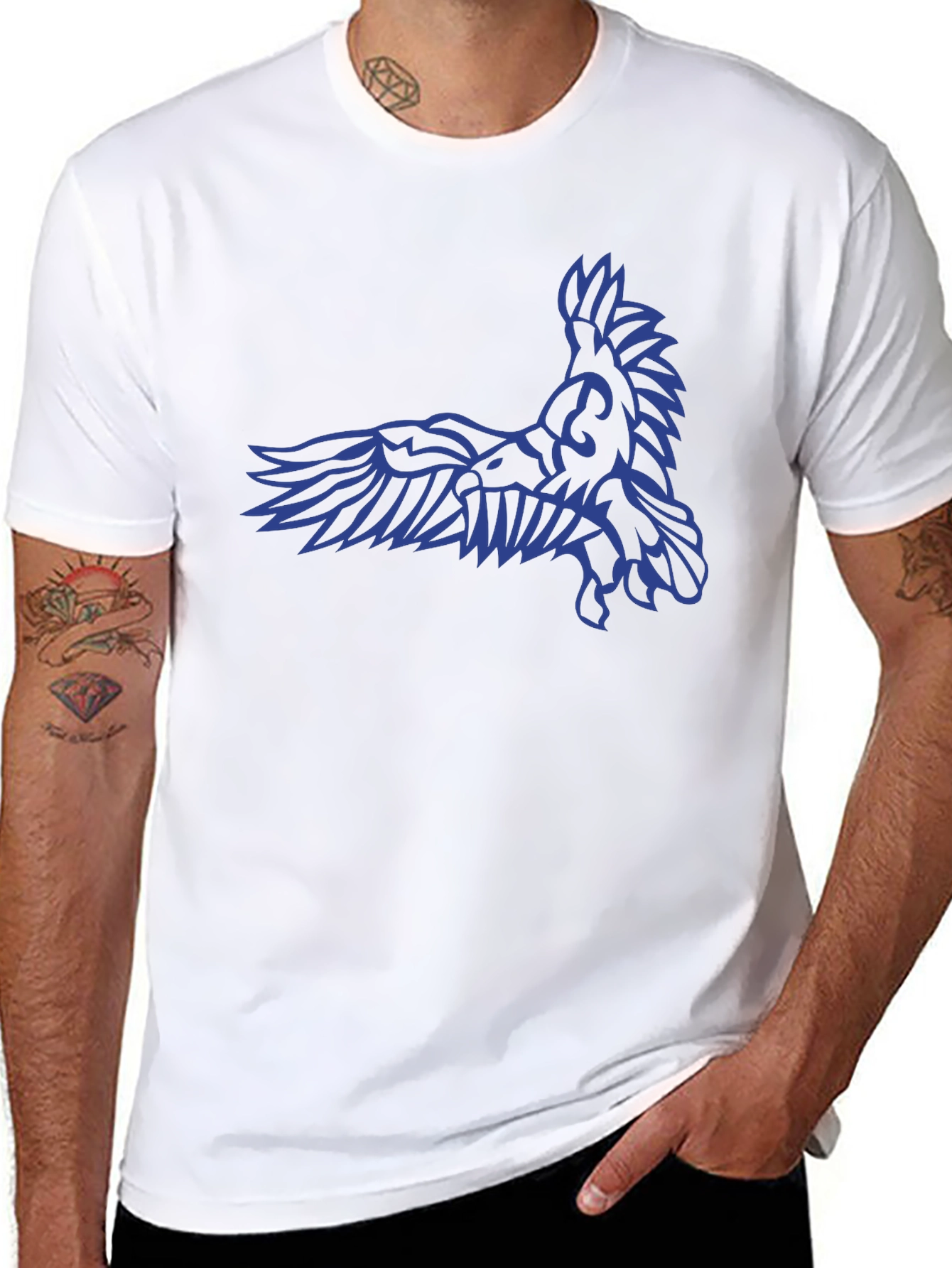 Black Eagle Graphic T-Shirt - Stylish and Bold