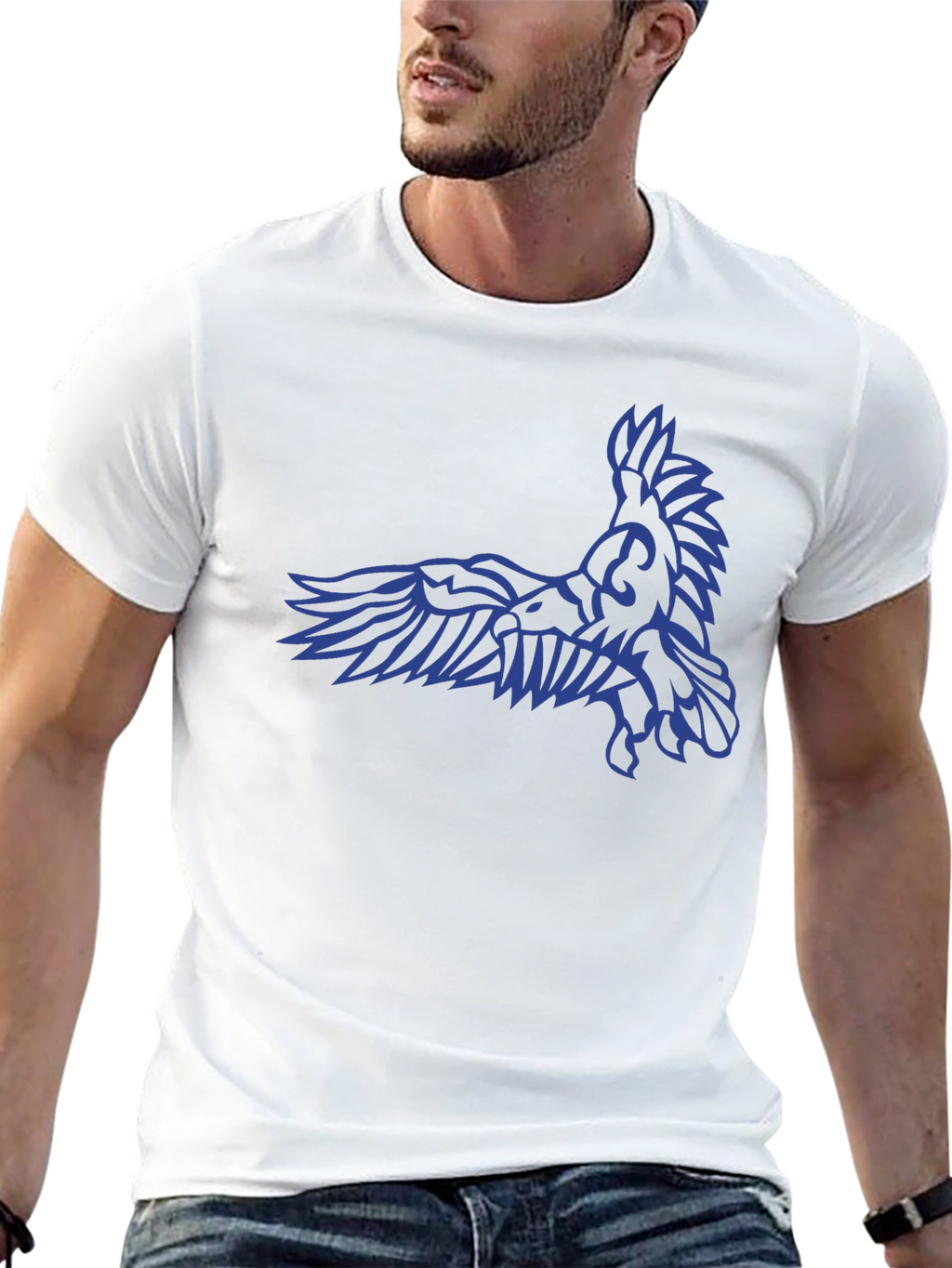 Black Eagle Graphic T-Shirt - Stylish and Bold