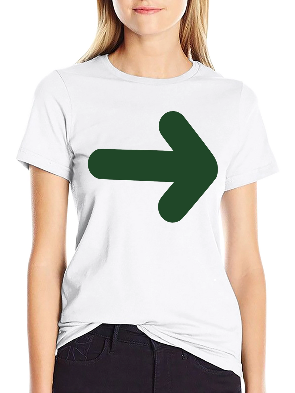 Right Direction Tee - Arrow Graphic Print