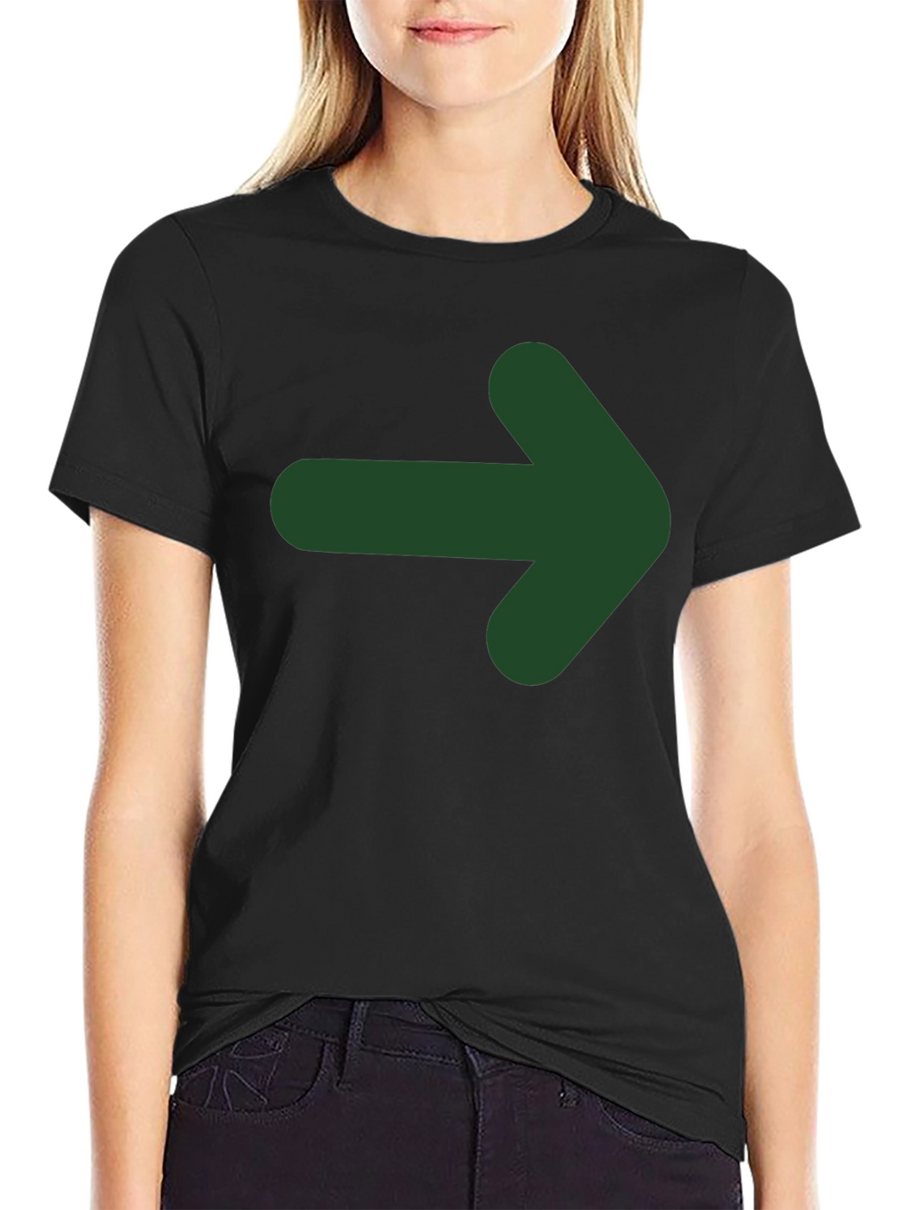 Right Direction Tee - Arrow Graphic Print