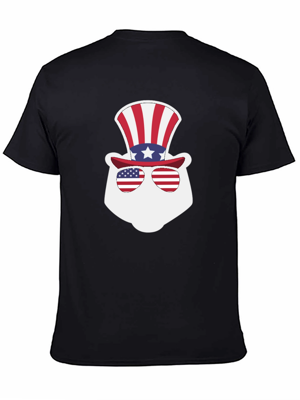 Patriotic Bear Graphic T-Shirt