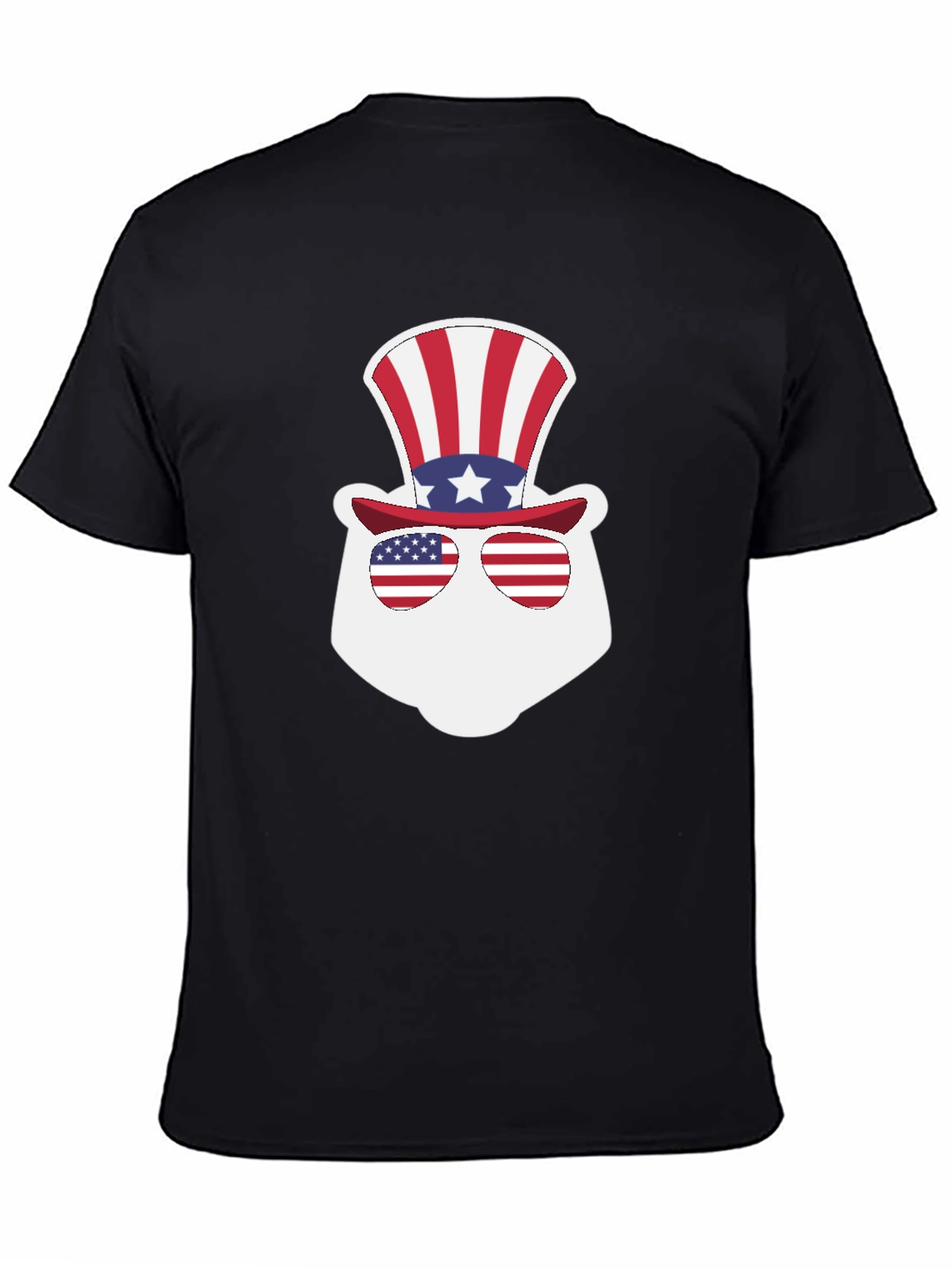 Patriotic Bear Graphic T-Shirt
